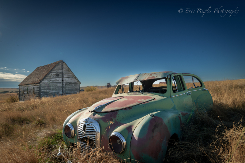 Neithpath Abandoned Car and Church